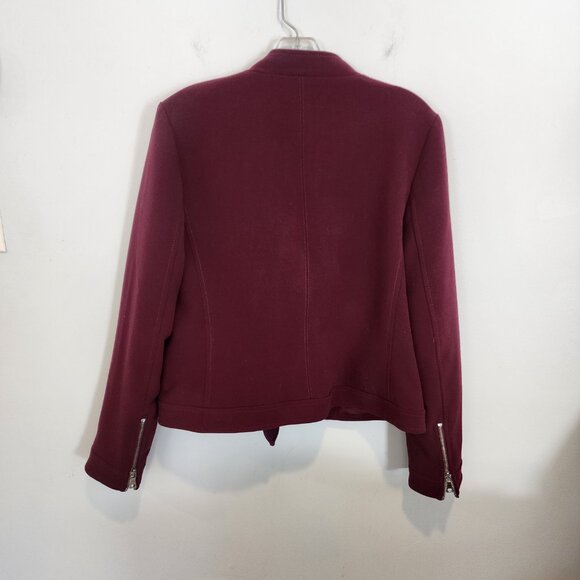 Ann Taylor Moto Jacket, Size 8, Like New - Picture 2 of 4